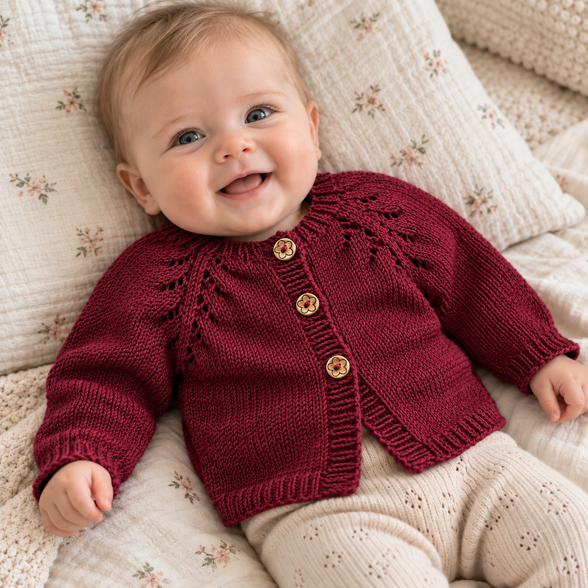 Opskrift til Alma's langærmet cardigan