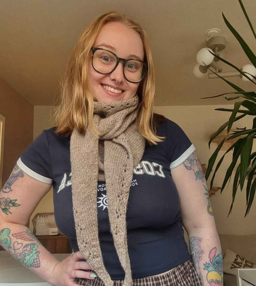 Opskrift til Sara's Scarf - vinter edition