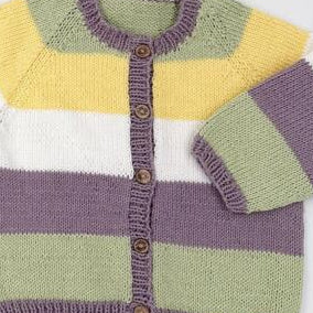 Strikkekits til Ice cream cardigan i Cotton nr. 8