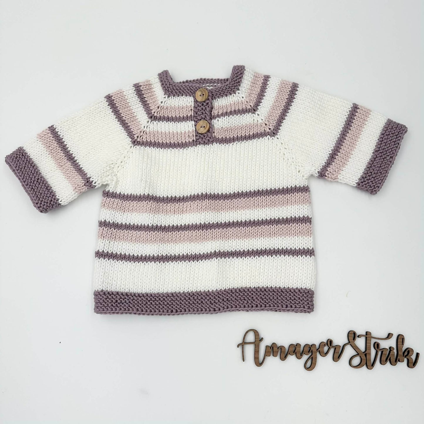Retro Tee str. 6/9 mdr i Bommix Bamboo