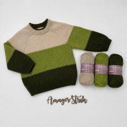 Strikkekits til Billie's sweater i Merino Cotton