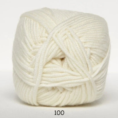 Strikkekits til Ugle luk-øje sweater junior i Extrafine merino 90