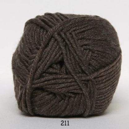 Strikkekits til Ugle luk-øje sweater junior i Extrafine merino 90