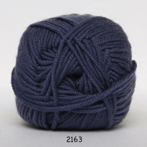 Strikkekits til vest med ugler junior i Extrafine merino 90