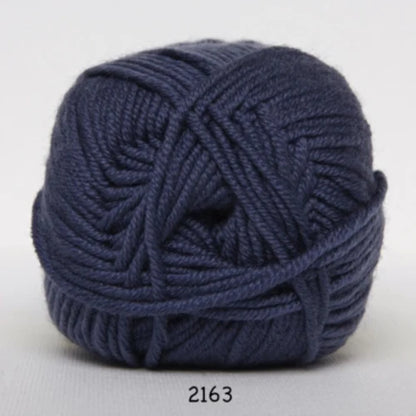 Strikkekits til vest med ugler junior i Extrafine merino 90