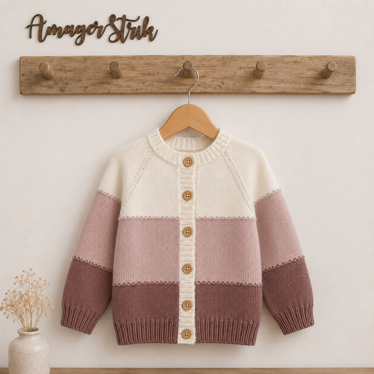 Strikkekits til Billie’s cardigan i Merino cotton