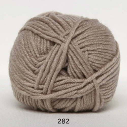 Strikkekits til vest med ugler junior i Extrafine merino 90