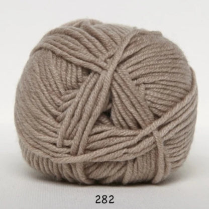 Strikkekits til vest med ugler junior i Extrafine merino 90