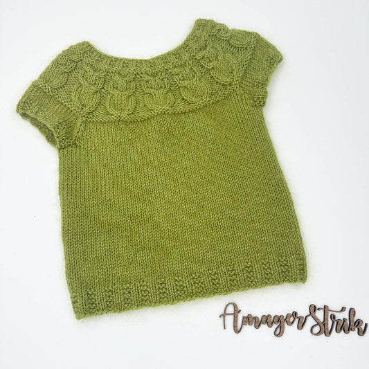Ugletop str. 2 år i Tilia og Extrafine Merino