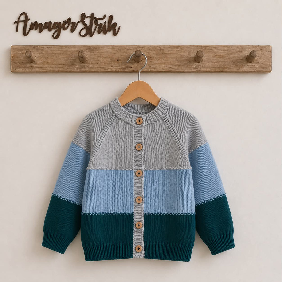 Strikkekits til Billie’s cardigan i Merino cotton