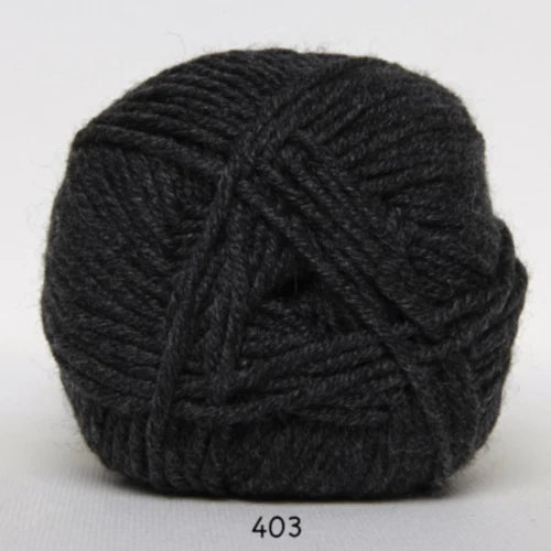 Strikkekits til Ugle luk-øje sweater junior i Extrafine merino 90