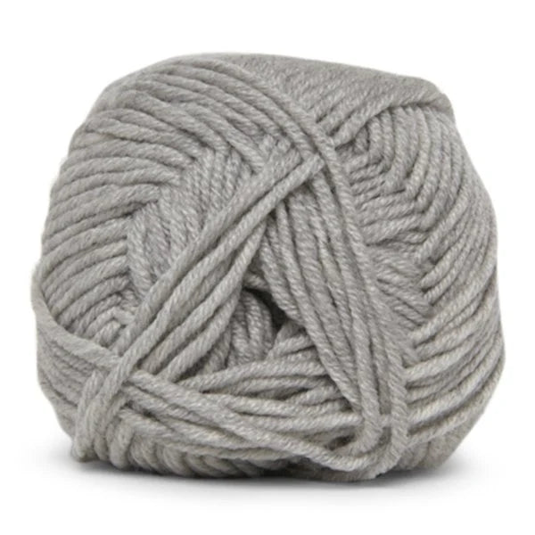 Strikkekits til Vamset vest med snoninger i Extrafine merino 120