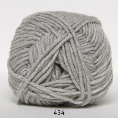 Strikkekits til vest med ugler junior i Extrafine merino 90