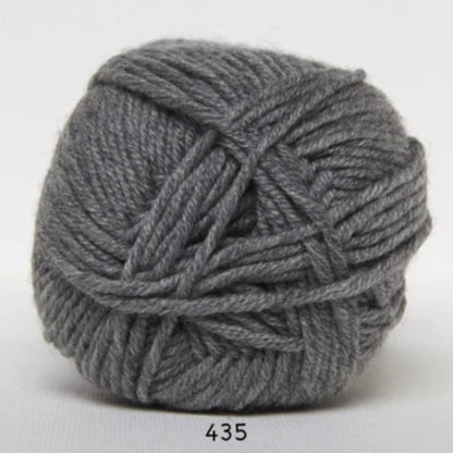 Strikkekits til Ugle luk-øje sweater junior i Extrafine merino 90