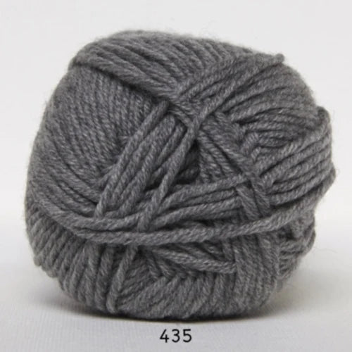 Strikkekits til vest med ugler junior i Extrafine merino 90