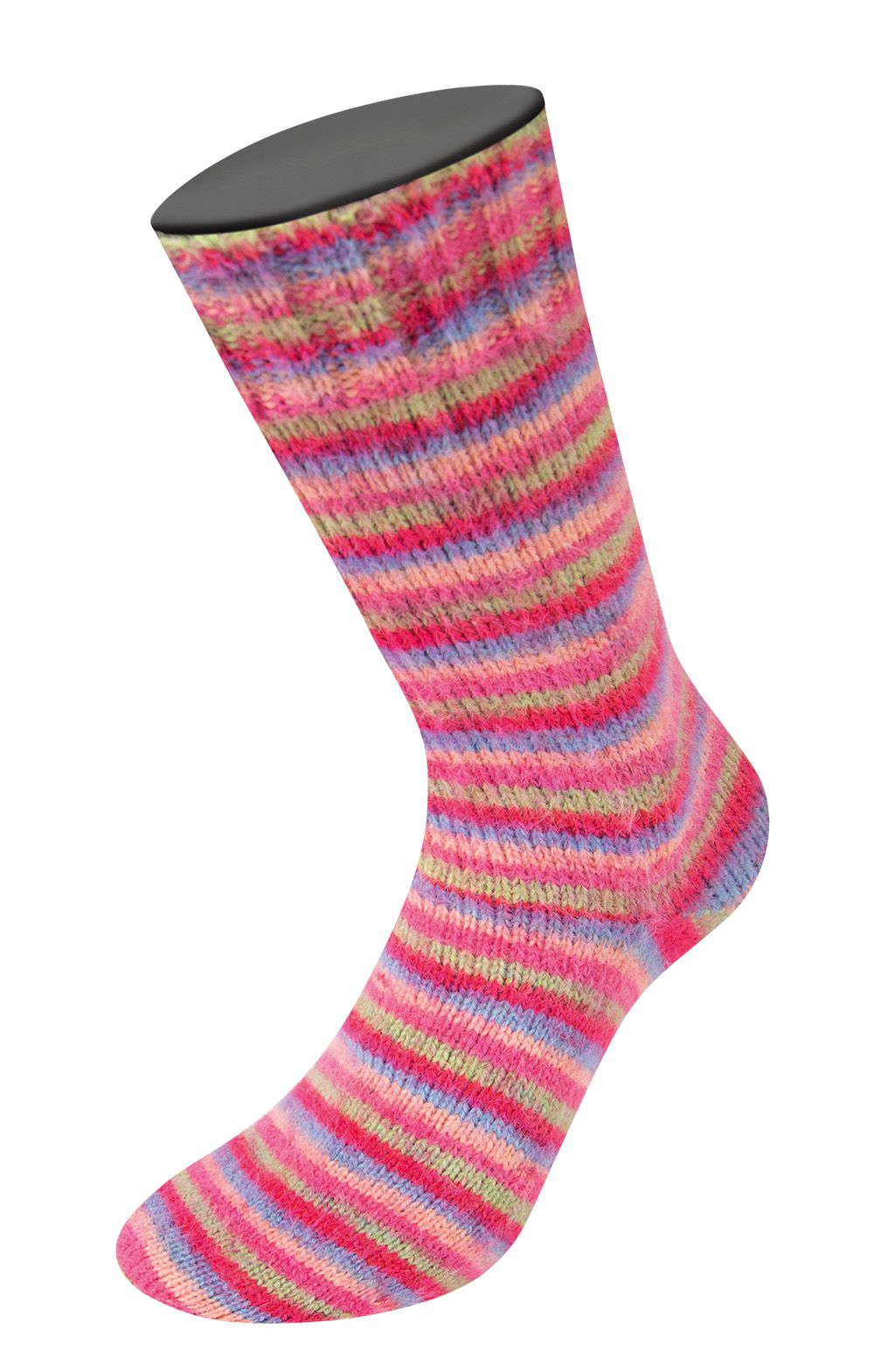 Cosy Socks Soft & Multi Stripes strømpegarn fra Lana Grossa