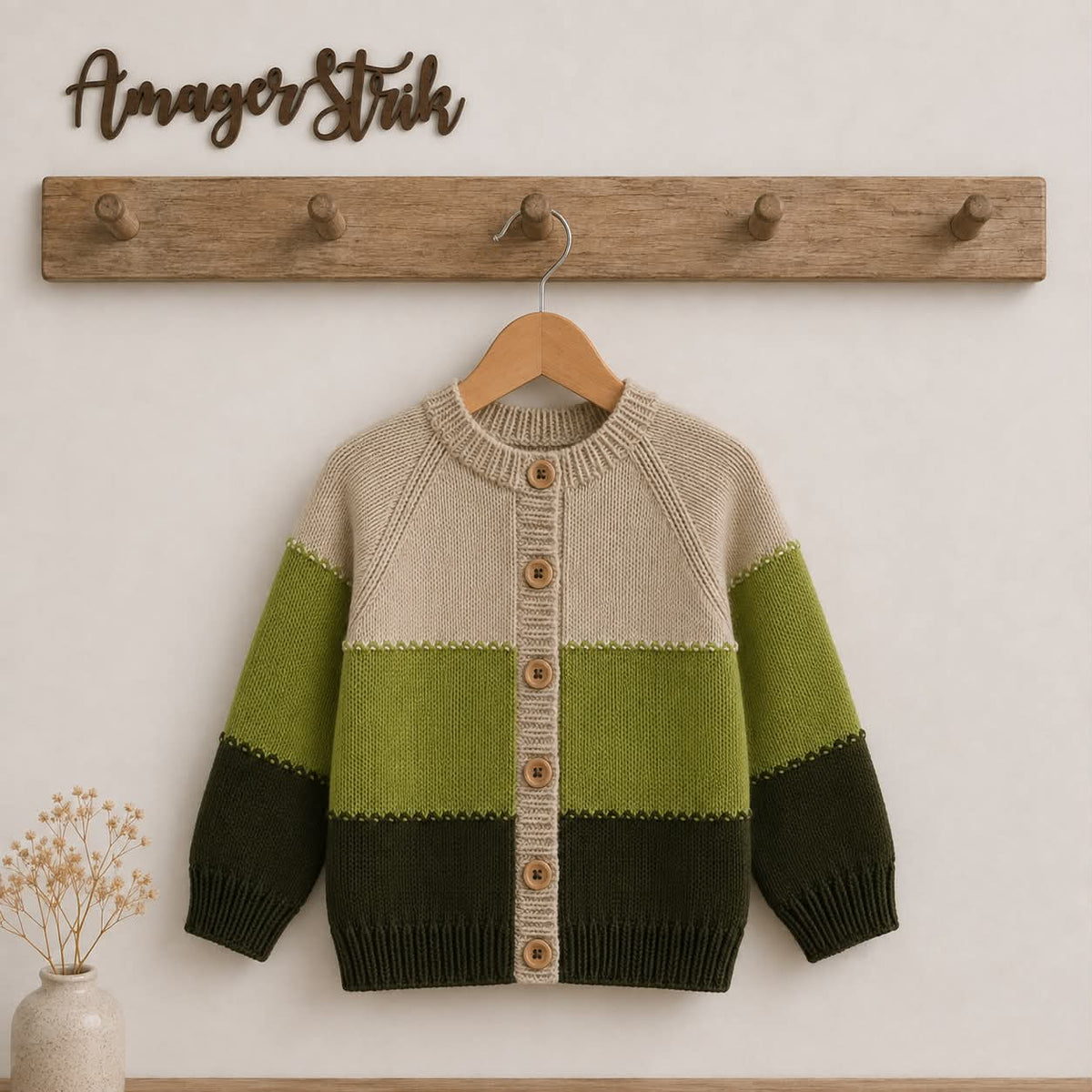 Strikkekits til Billie’s cardigan i Merino cotton