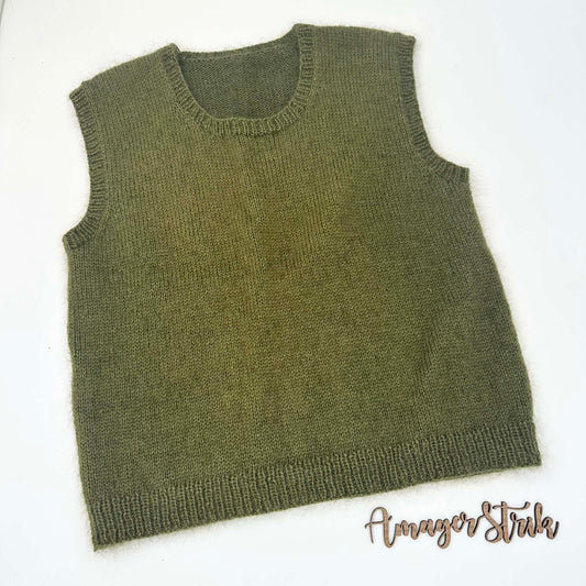 Mohair vest str.M Tilia og Arwetta