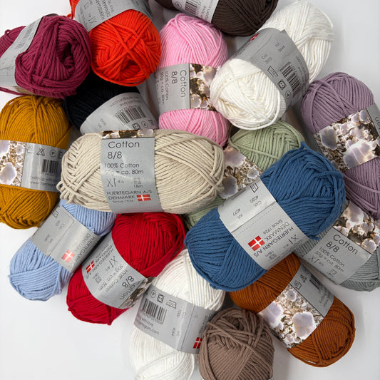 Cotton 8/8 anti-pilling fra Hjertegarn