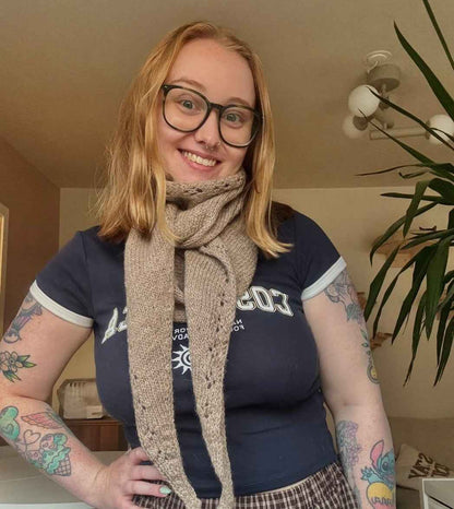 Opskrift til Sara's Scarf - vinter edition
