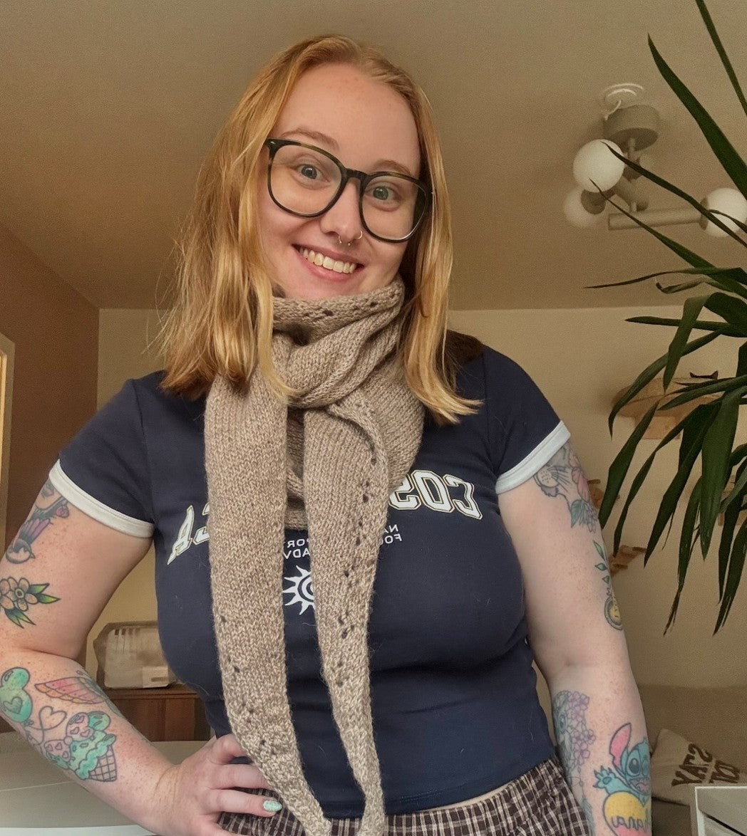 Strikkekits til Sara's Scarf - vinter edition