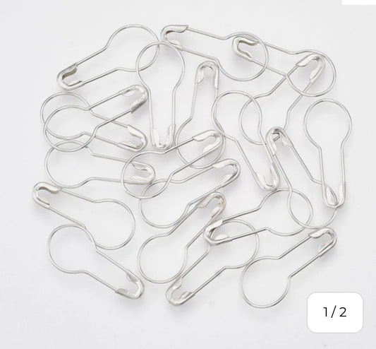 Metal sikkerhedsnåle/maskemarkører