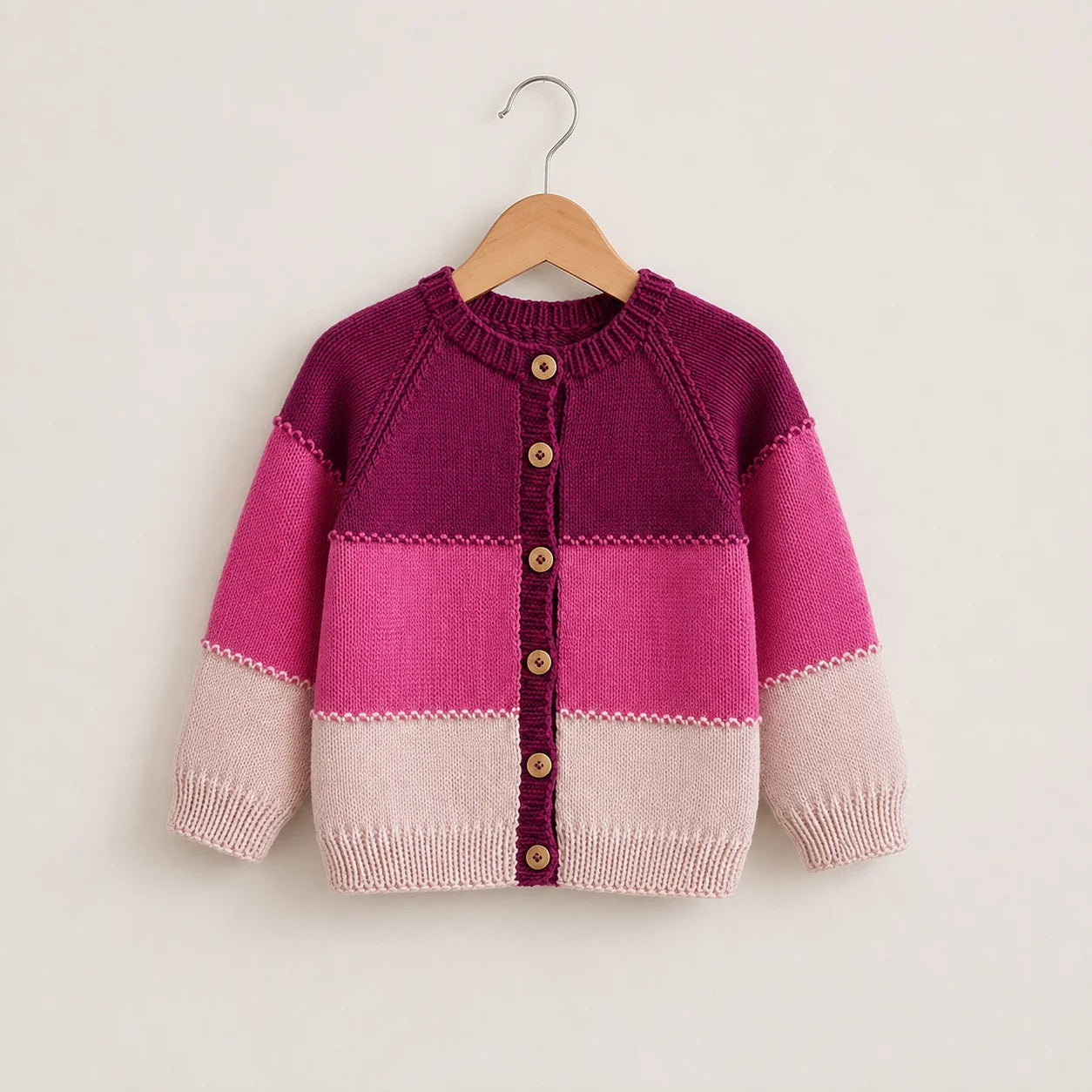Billie’s cardigan str.2/3 år i merino cotton
