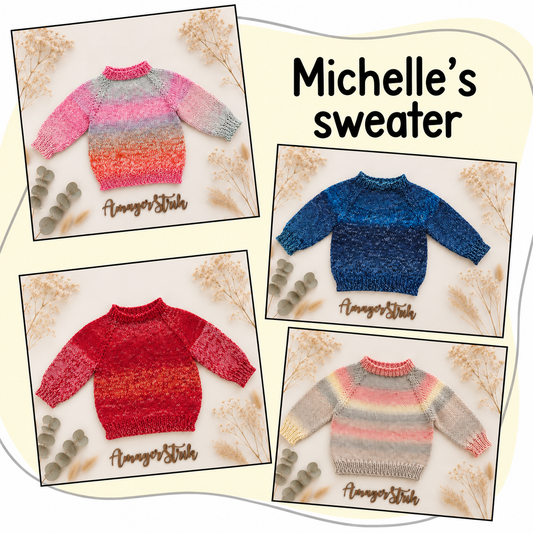 Opskrift til Michelle's sweater