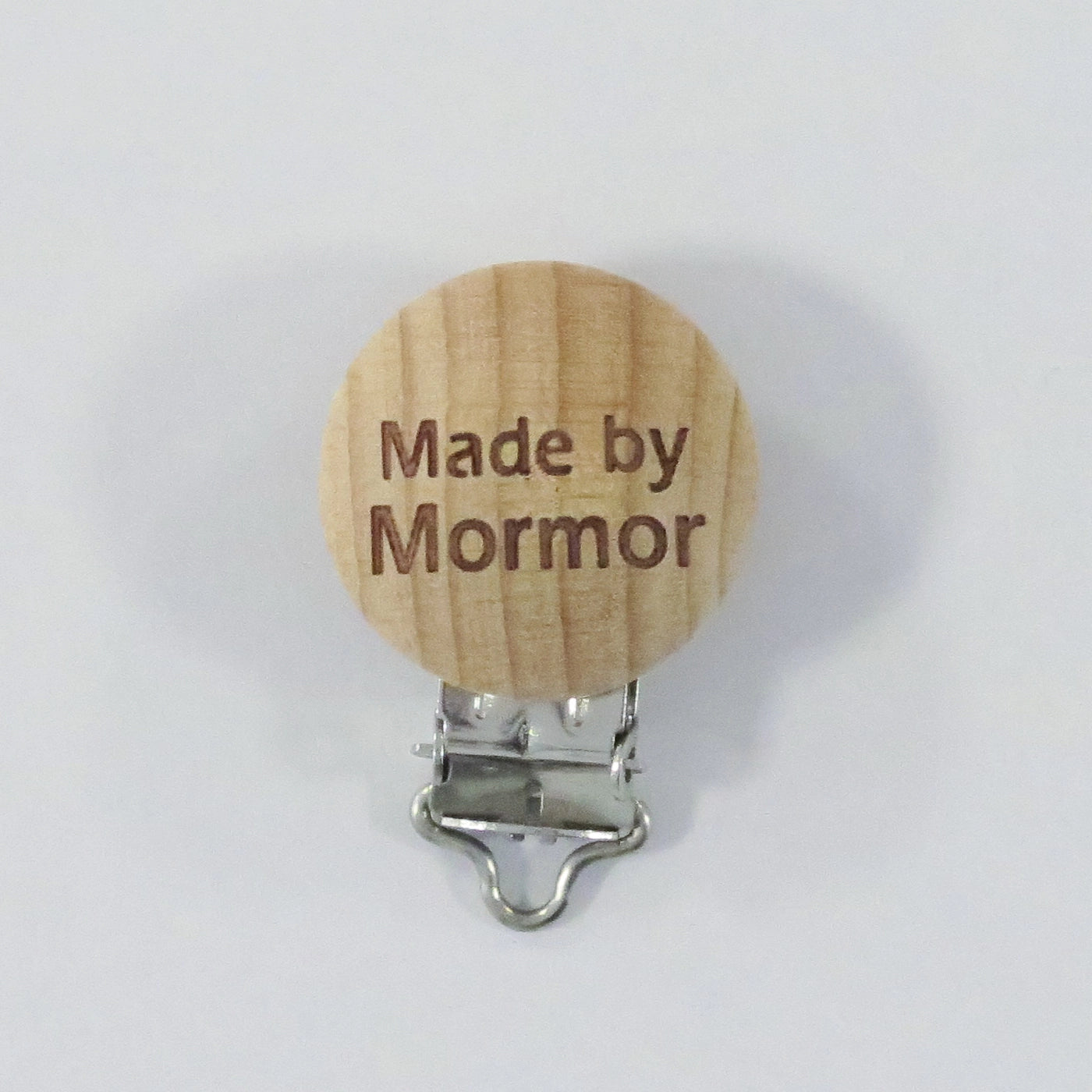 Træclips med made by