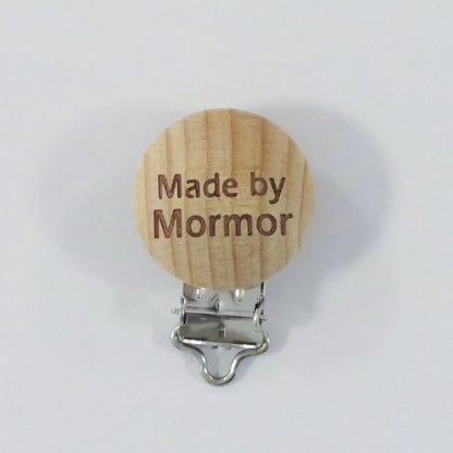 Træclips med made by