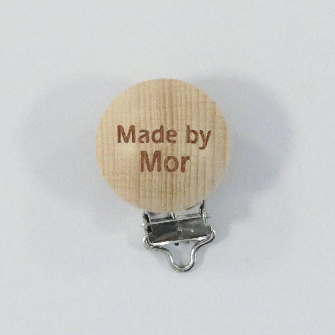 Træclips med made by
