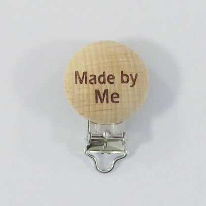 Træclips med made by