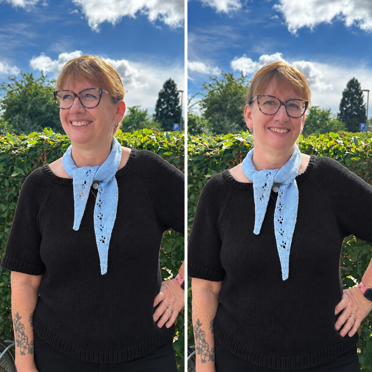 Strikkekits til Saras Scarf – mini edition