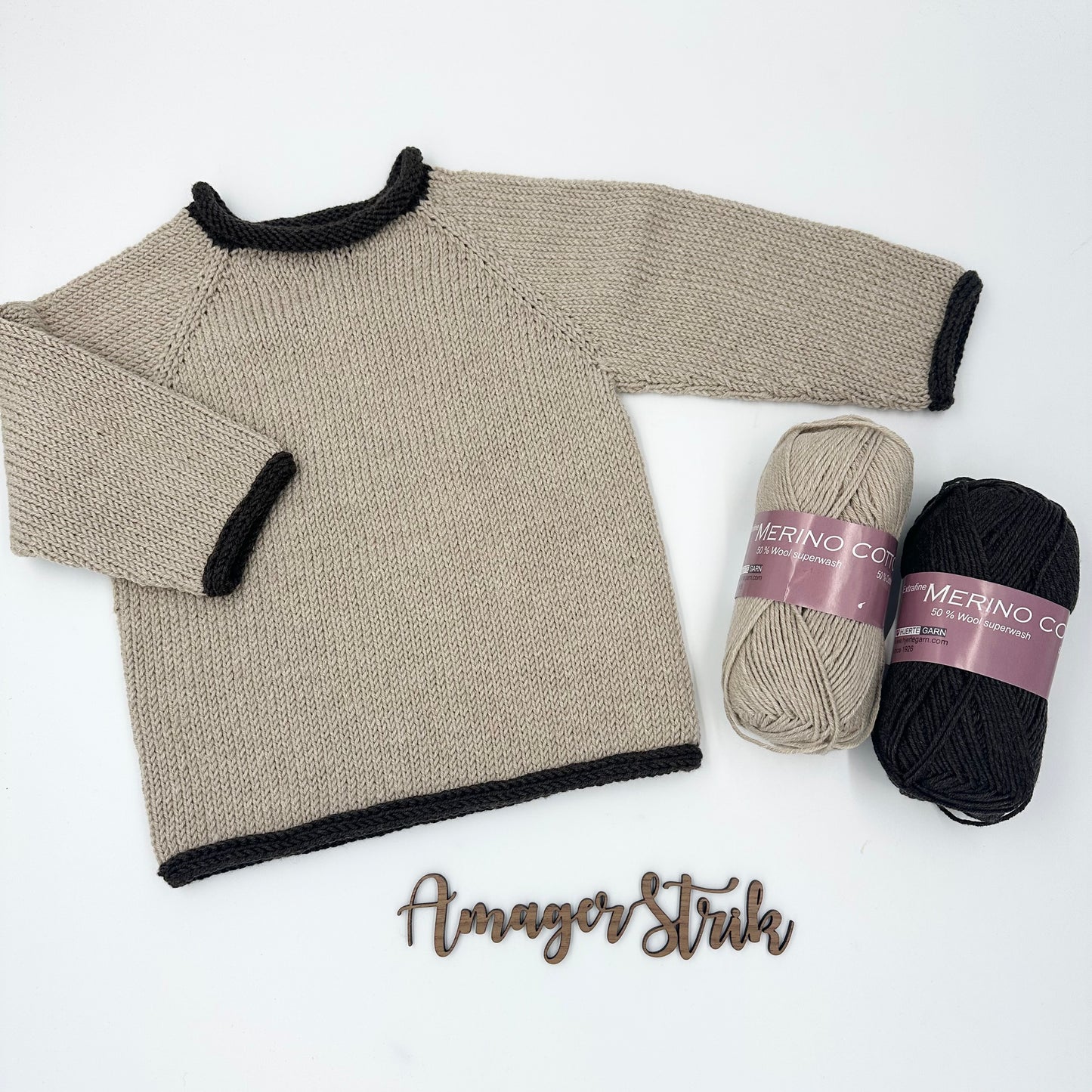 Opskrift til I-cord sweater