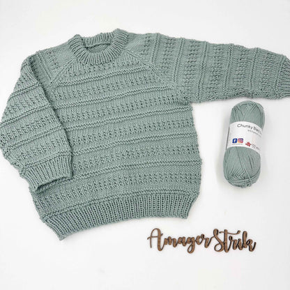 Strikkekits til Struktur Sweater