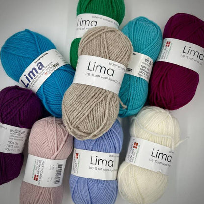 Lima fra Hjertegarn