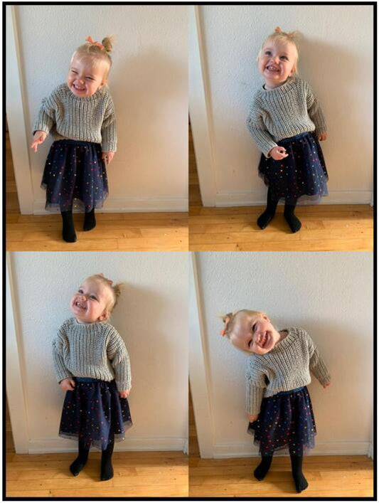 Opskrift til Chunky oversize sweater i halvpatent
