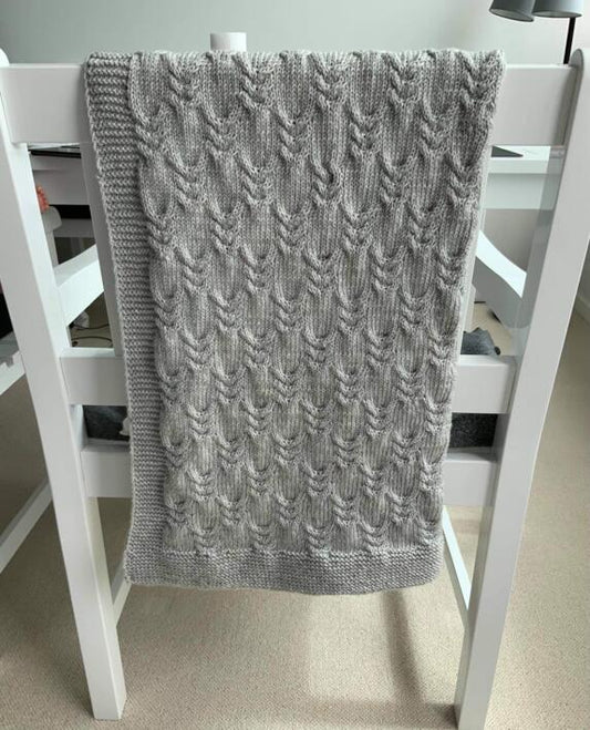 Opskrift til Babytæppe med snoninger