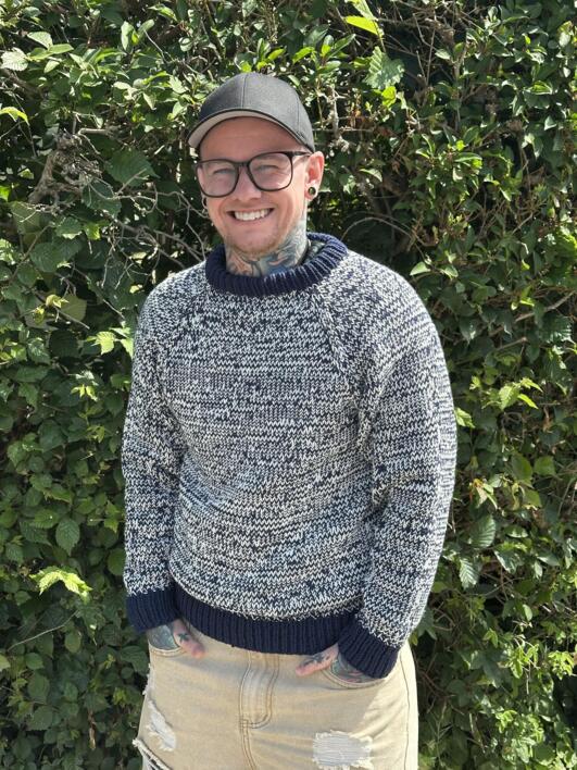 Opskrift til Jamie's sweater til voksne