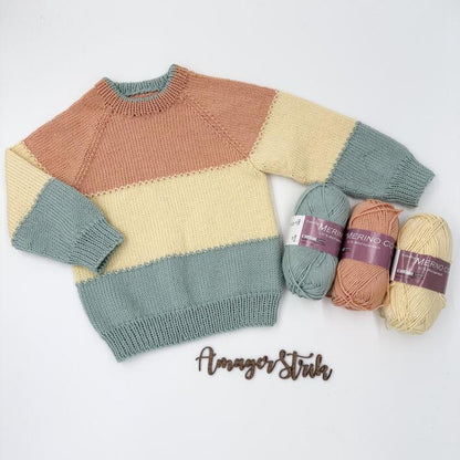 Strikkekits til Billie's sweater i Merino Cotton