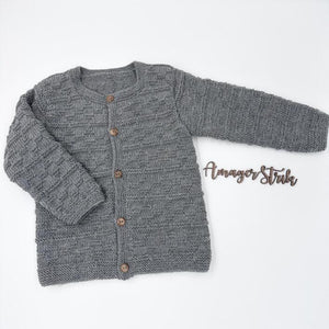 Strikkekits til Williams trøje junior i Extrafine merino 120