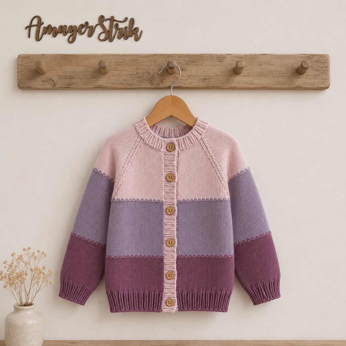 Strikkekits til Billie’s cardigan i Merino cotton