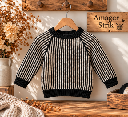 Strikkekits til Skagen sweater i Chunky blød bomuld.