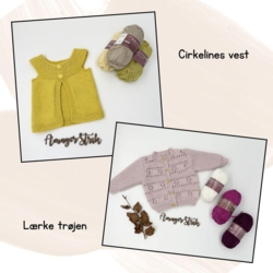 Opskrifter til Cirkeline's vest og Lærketrøjen