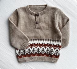 Strikkekits til Loke Bluse i Extrafine merino 150