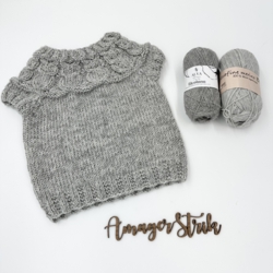 Opskrift til Ugletop i Alva og Extrafine merino 150