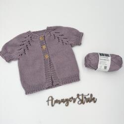 Opskrift til Alma´s kortærmet trøje i Bommix Bamboo