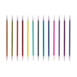 Knit Pro Zing letmetal strømpepinde i forskellige farver