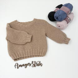 Opskrift til Easy Peasy sweater til babyer