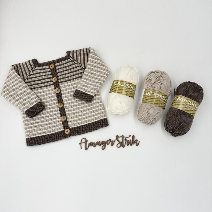 Opskrift til Charlie's cardigan i All Season